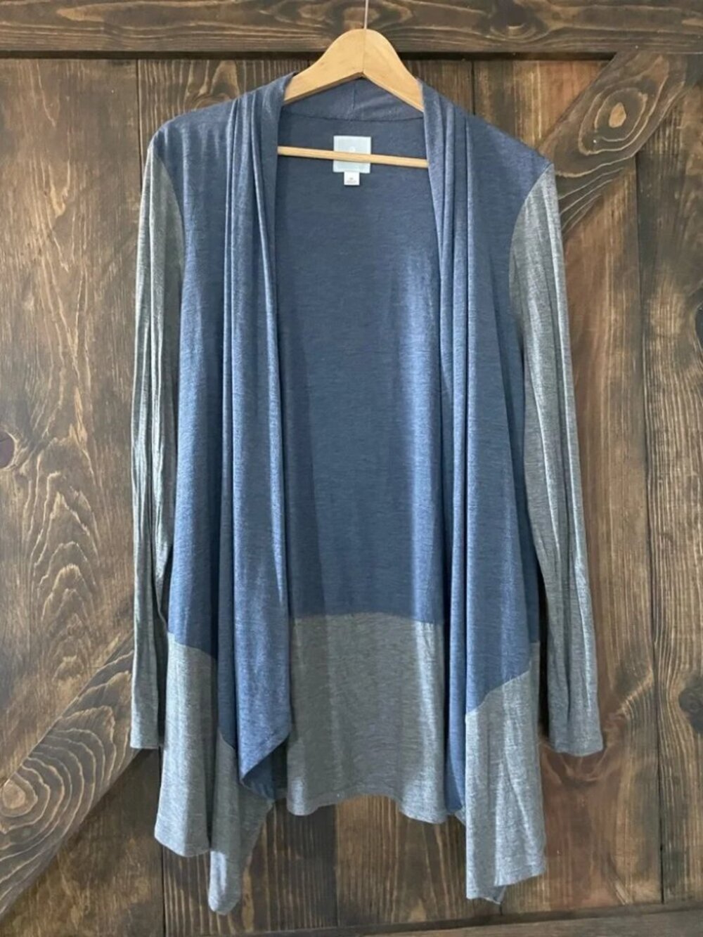 Sunday two tone open cardigan. Size medium